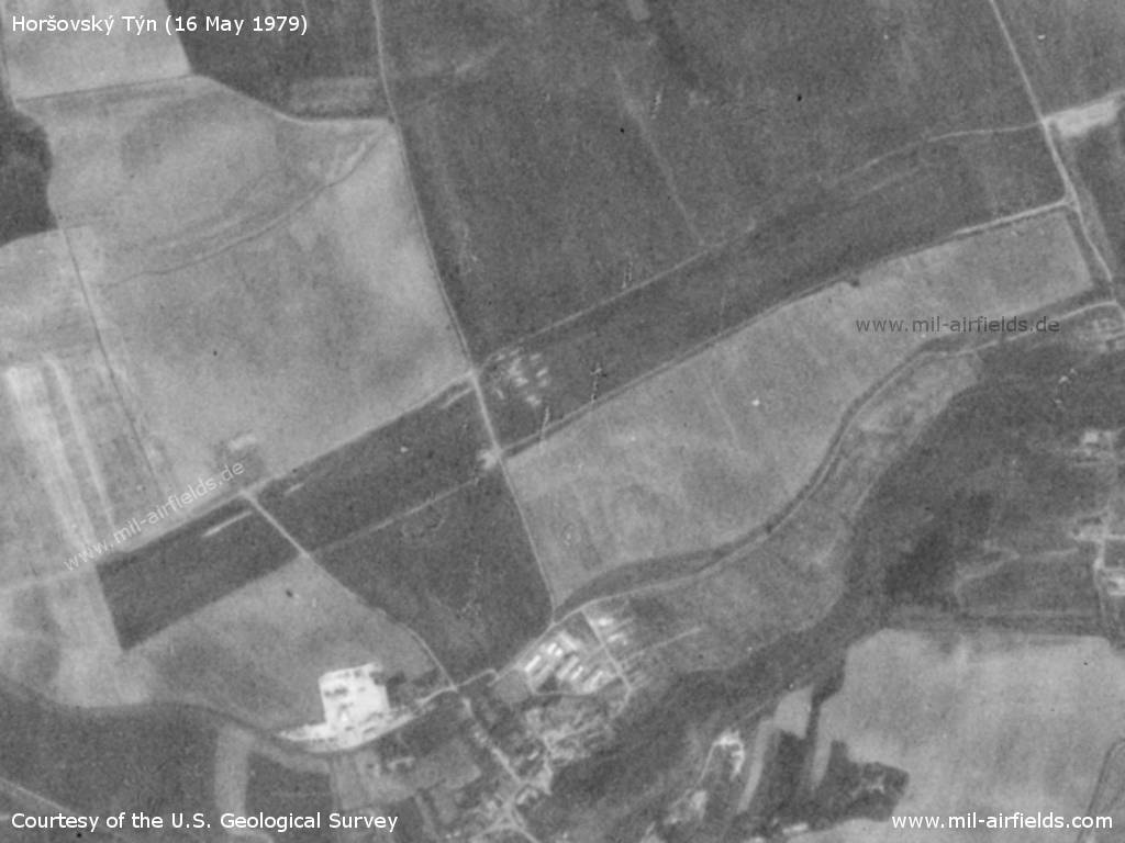Horšovský Týn Airfield, Czech Republic, on a US satellite image 1979