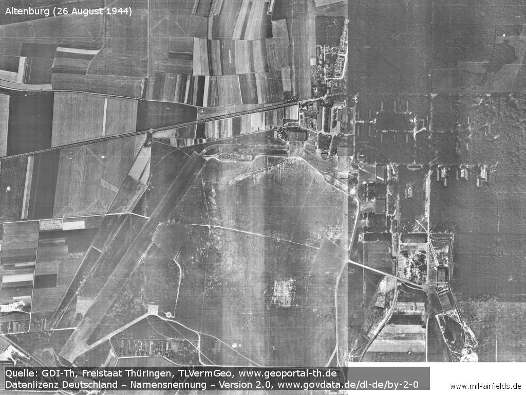 Luftbild Fliegerhorst Altenburg
