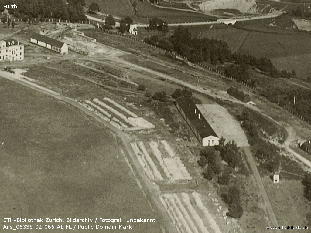 Demolished hangars