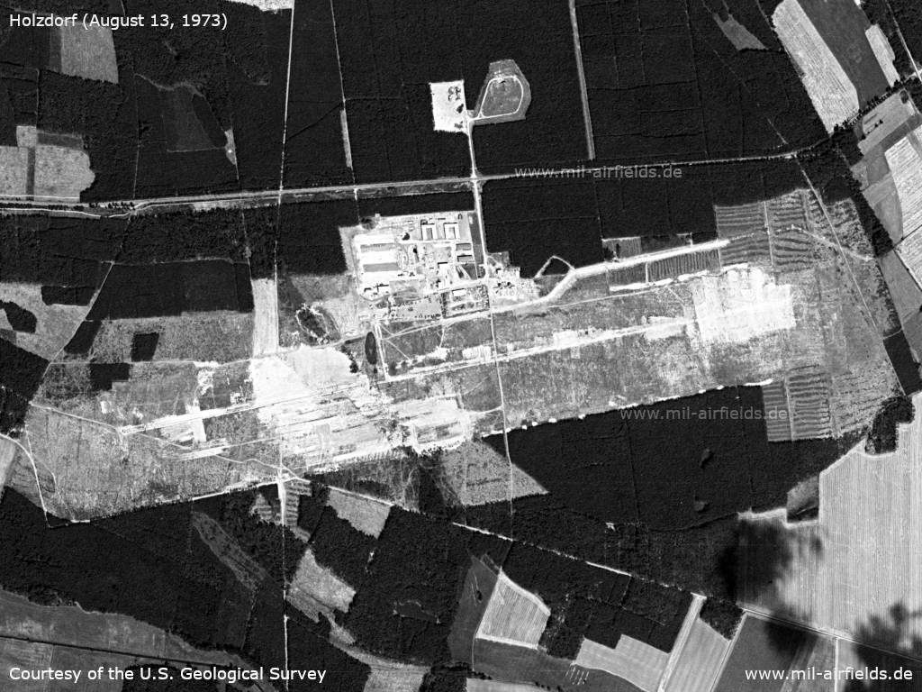 Holzdorf airfield in 1973