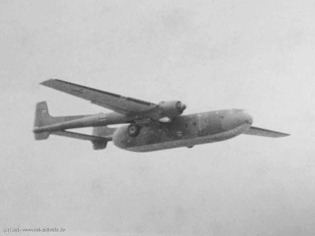Flugzeug Nord 2501 Noratlas der Luftwaffe, Fliegerhorst Leck