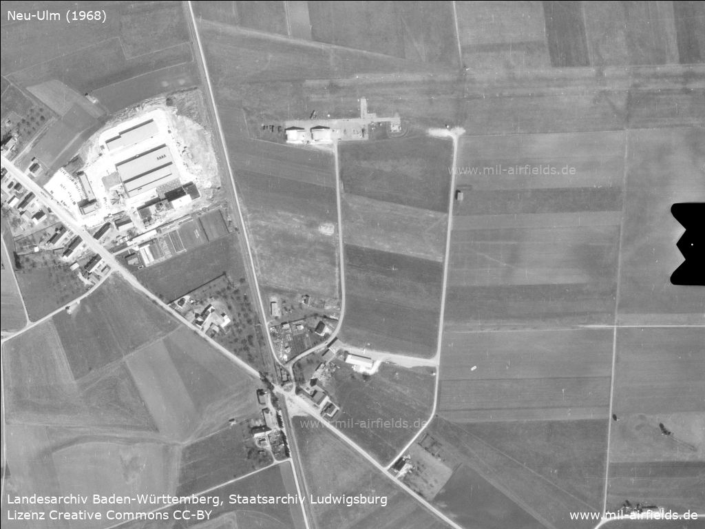 Aerial image of Neu-Ulm Schwaighofen airfield