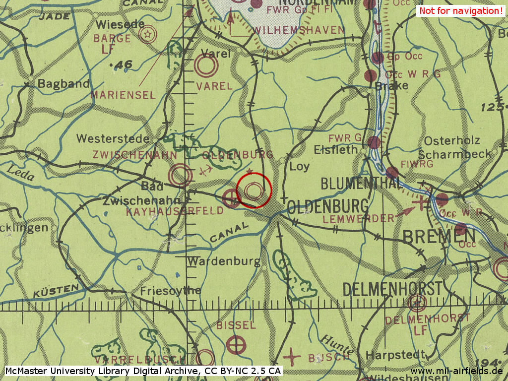 Der Fliegerhorst Oldenburg im Zweiten Weltkrieg