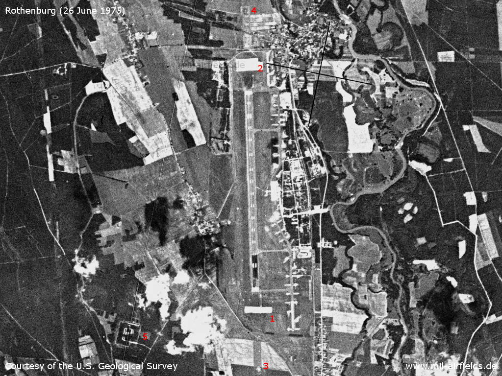 Rothenburg airfield, 1975