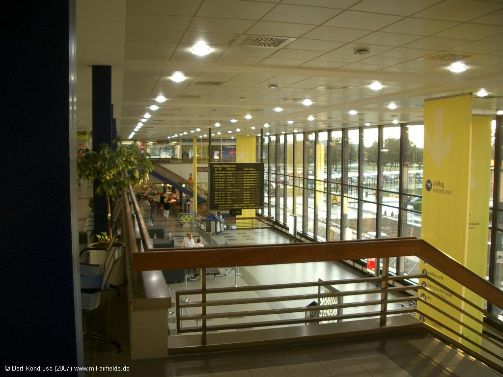 View of the departure area, Berlin Schoenefeld Airport
