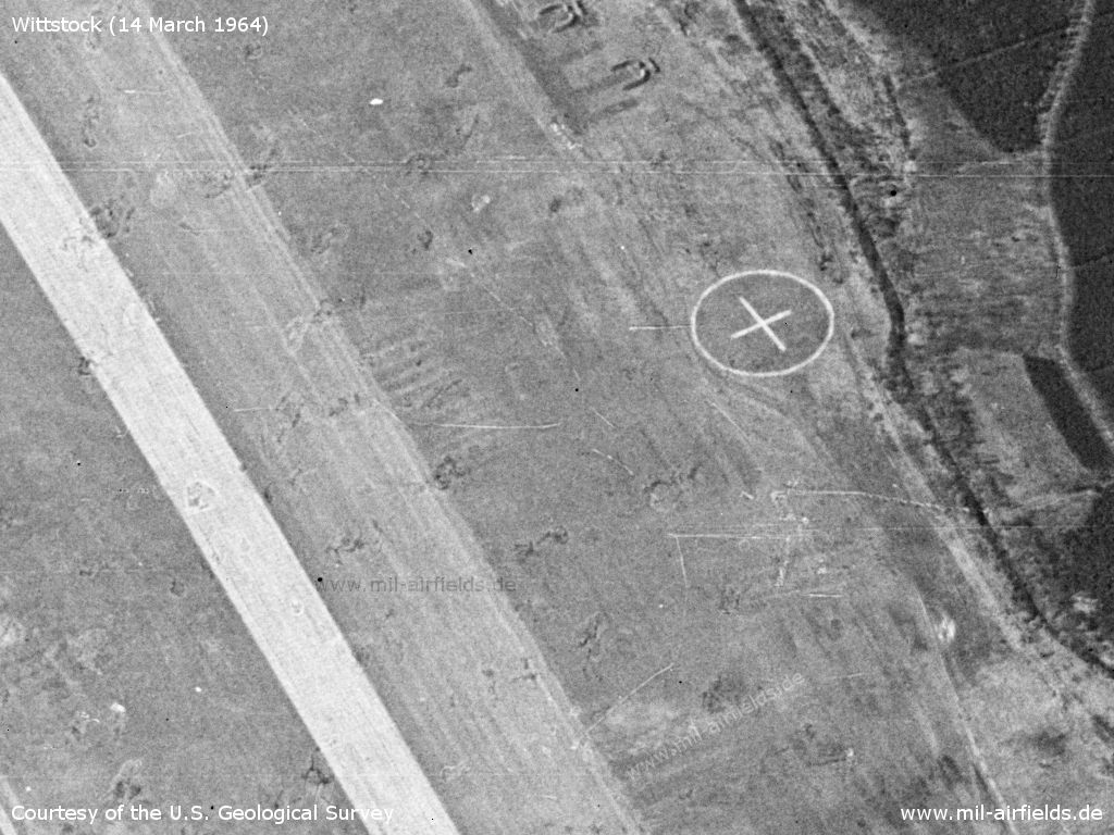 Wittstock Soviet airfield: Target cross