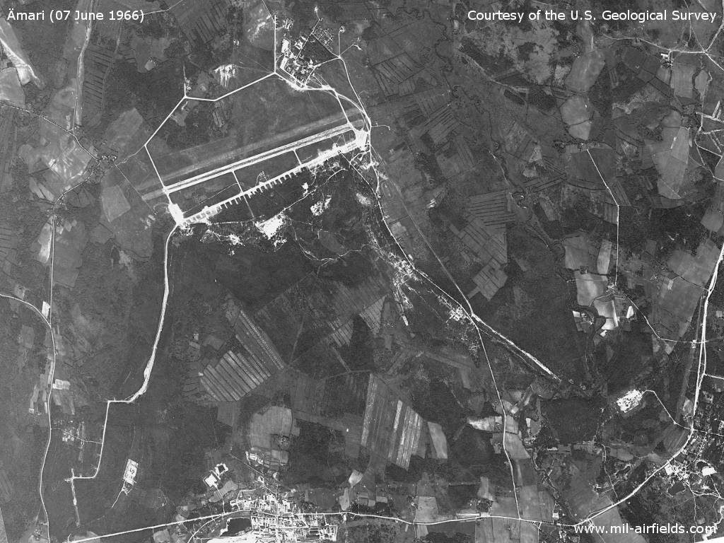 Ämari Air Base on a US satellite picture 1966