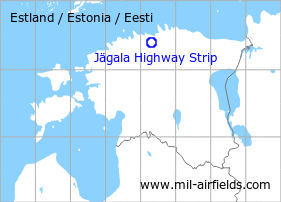 Map with location of Jägala Highway Strip