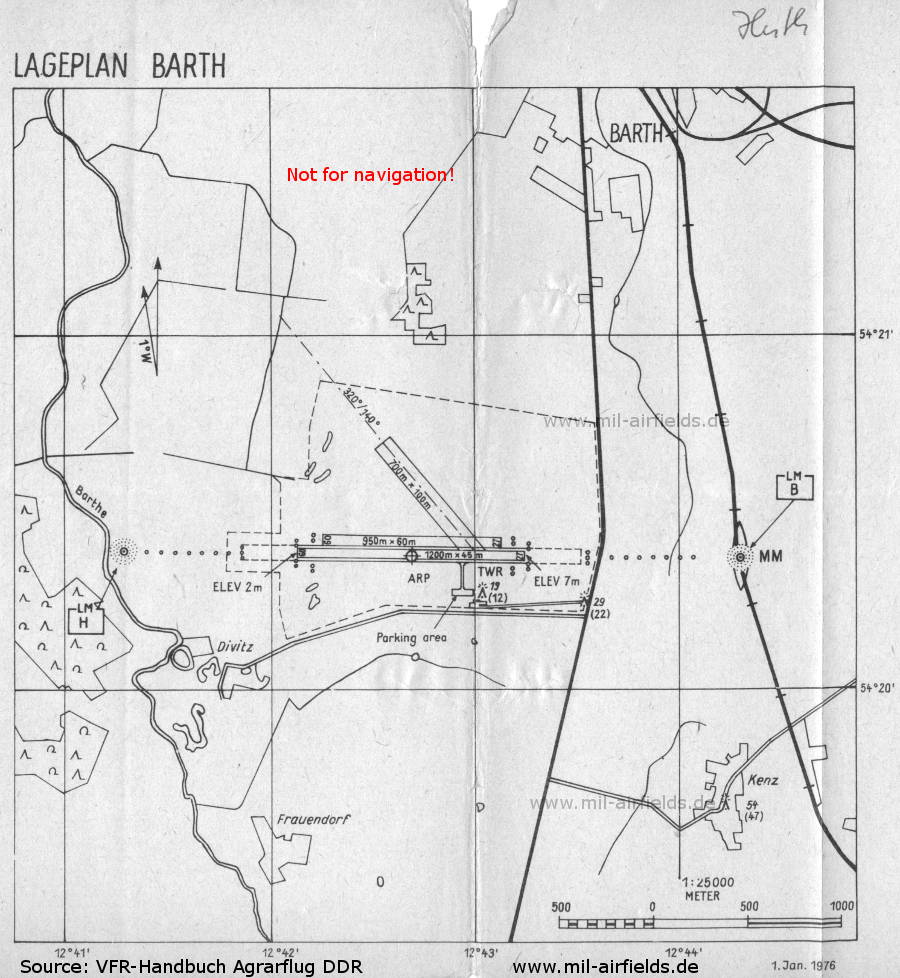 Lageplan 1976
