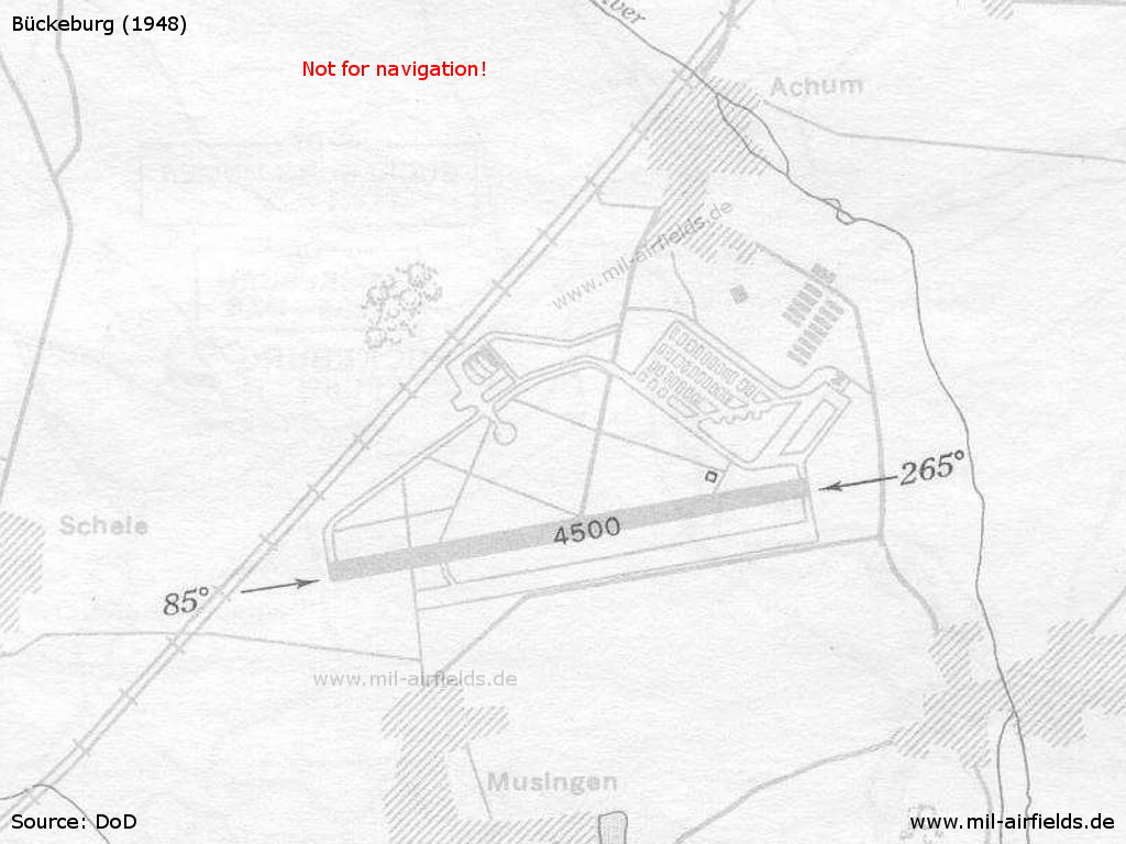 Flugplatz RAF Bückeburg 1948