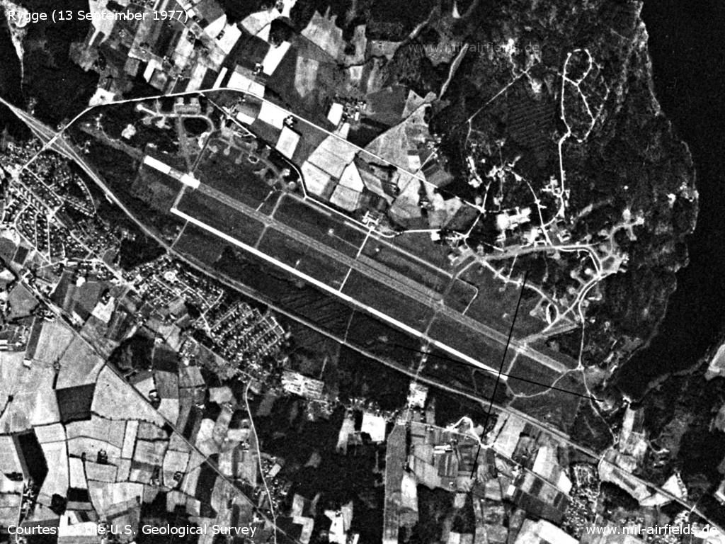 Flugplatz Rygge Luftbild / Satellitenbild 1977