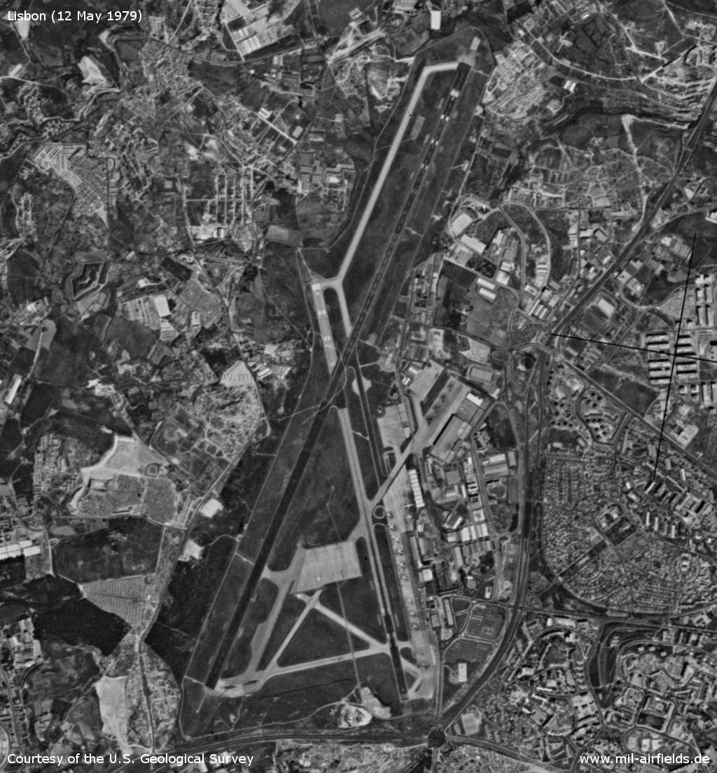 Lisbon Airport satellite image 12 May 1979