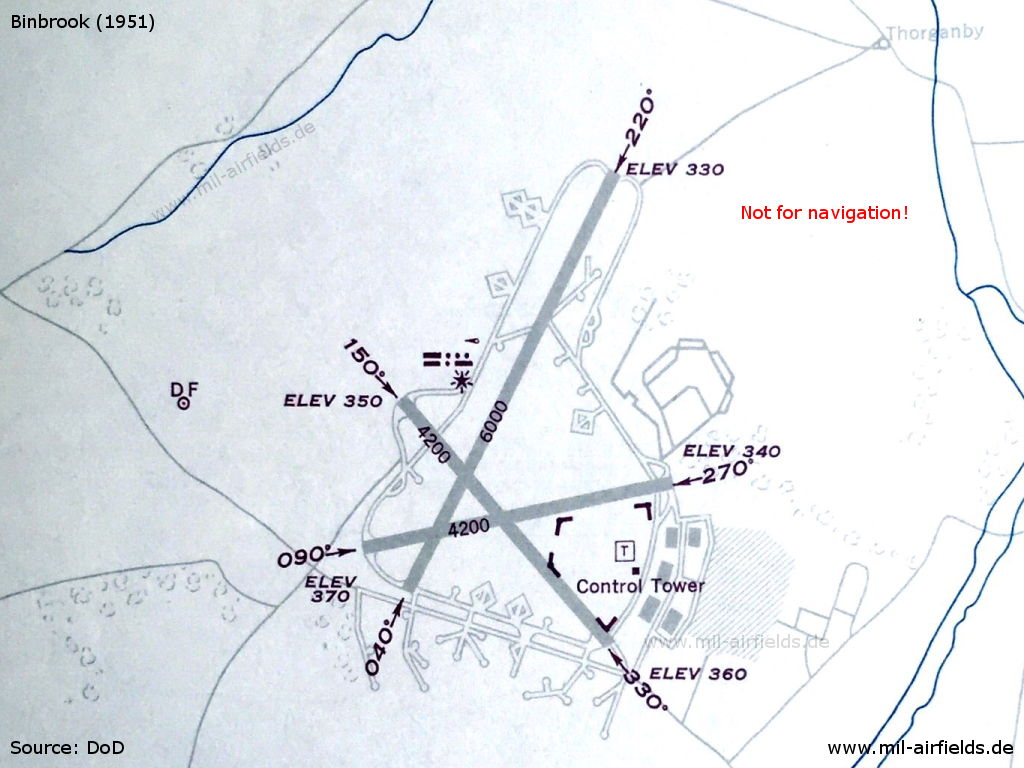 RAF Binbrook Air Base, UK 1951