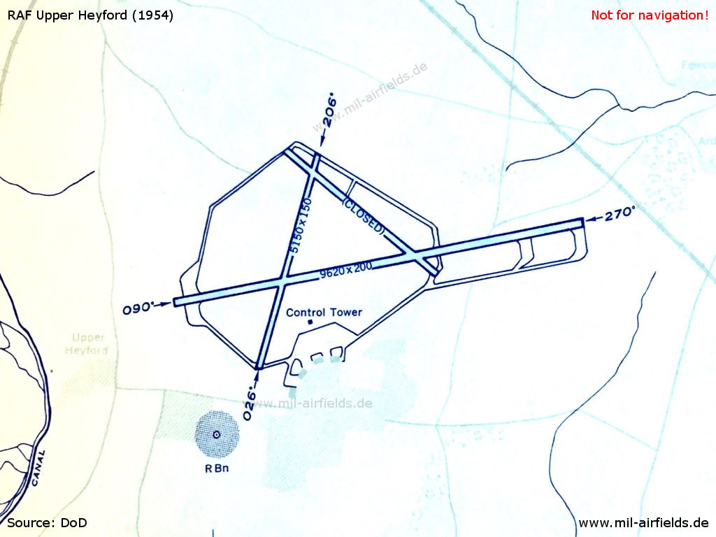 RAF Upper Heyford, UK 1954