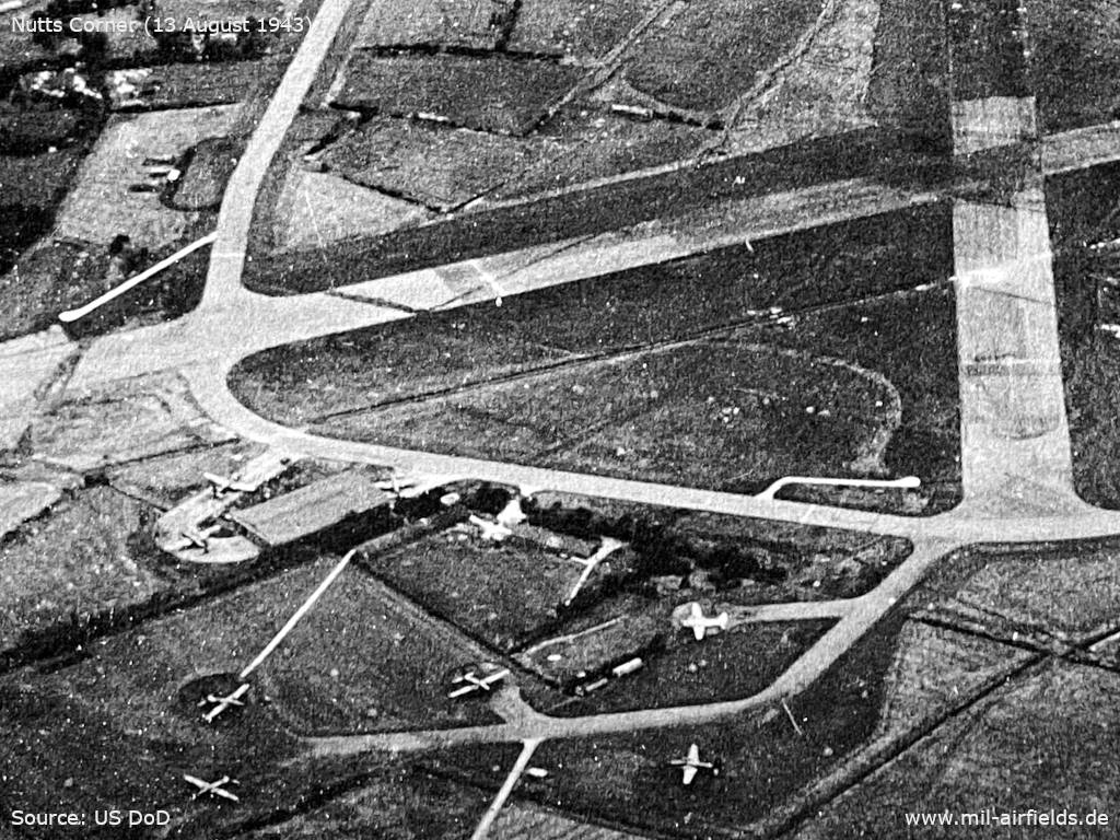 Nutts Corner RAF Station: Aerial image southern part