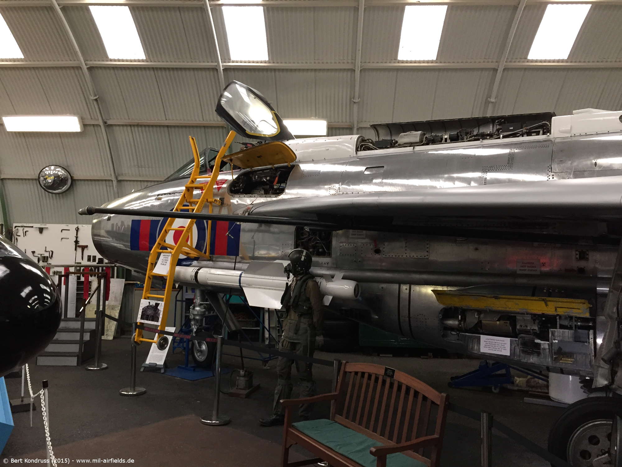 English Electric Lightning XR753 at RAF Tangmere Museum, 2015