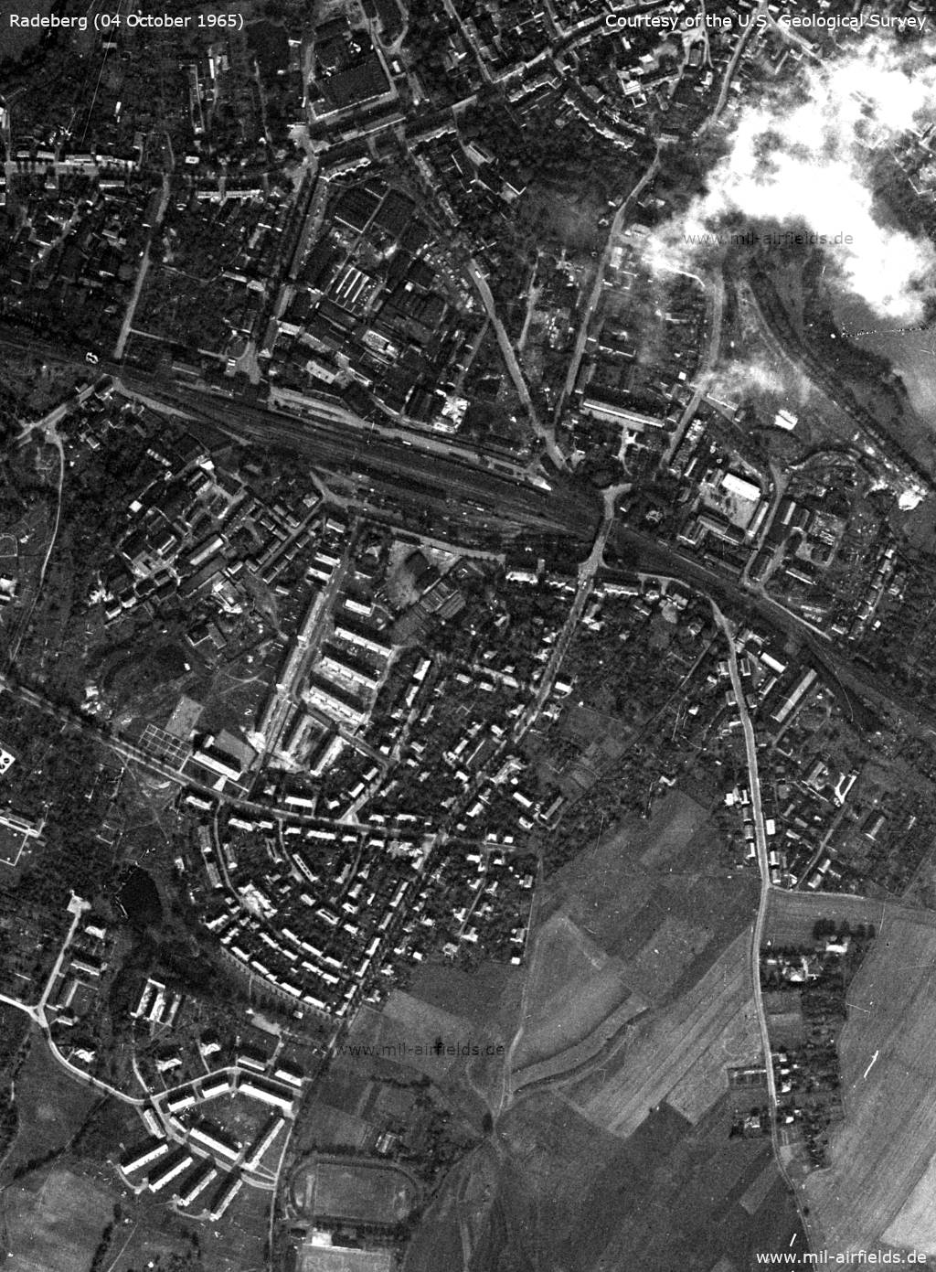 Bahnhof Radeberg, DDR 1966