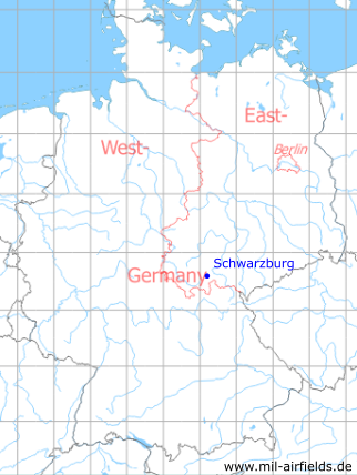 Karte mit Lage Schwarzburg - ehemalige DDR-Unternehmen, DDR