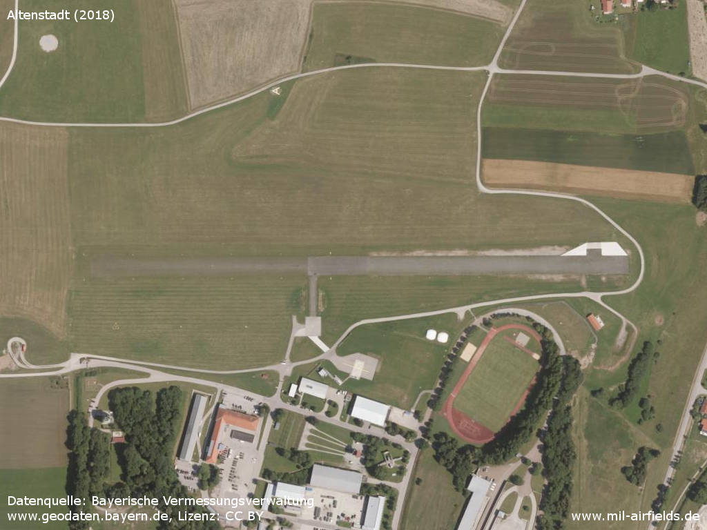 Aerial image Altenstadt airfield, Germany 2018