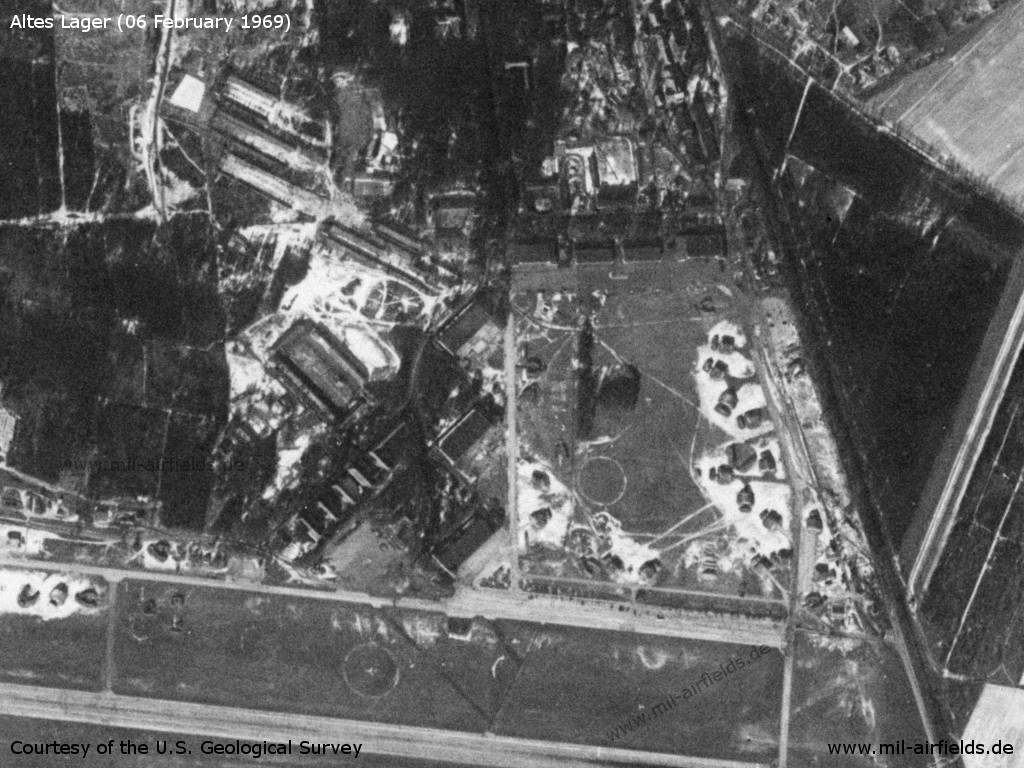 Northern part with hangars, Altes Lager airfield, Germany