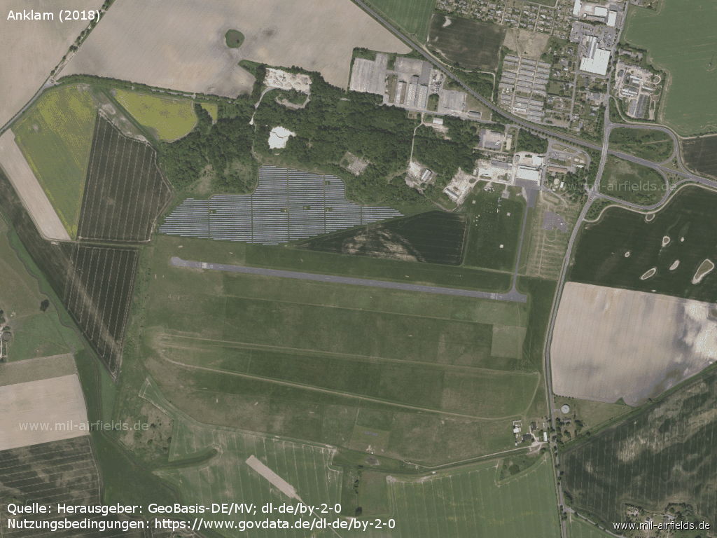 Aerial picture 2018, Anklam airfield
