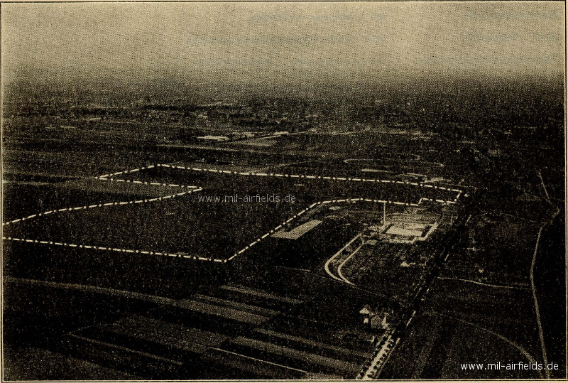 Aerial picture of the airfield, 1930
