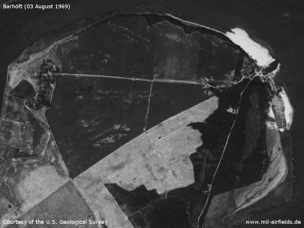 Satellite image of Barhöft, Germany, 1969