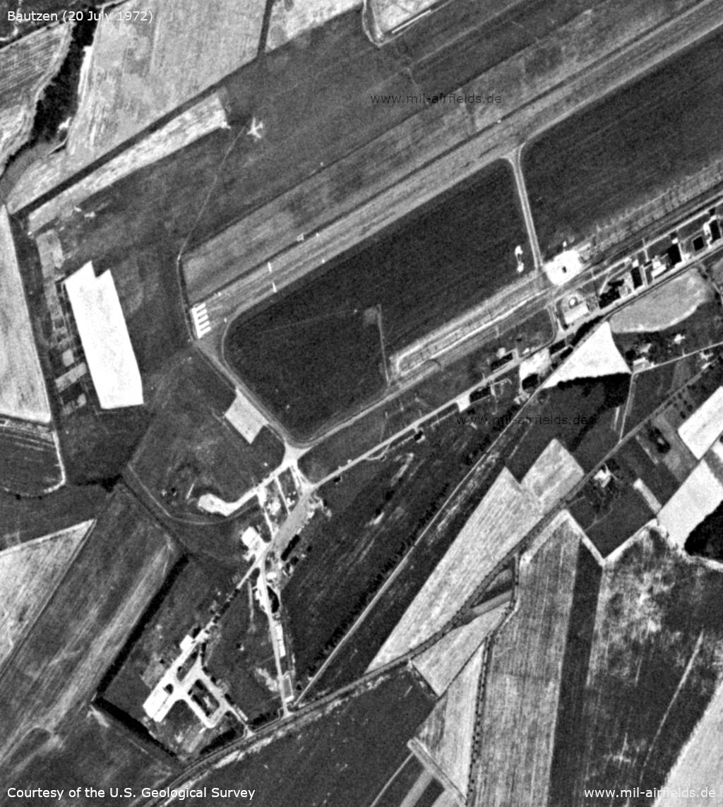 Western part of the airfield, runway