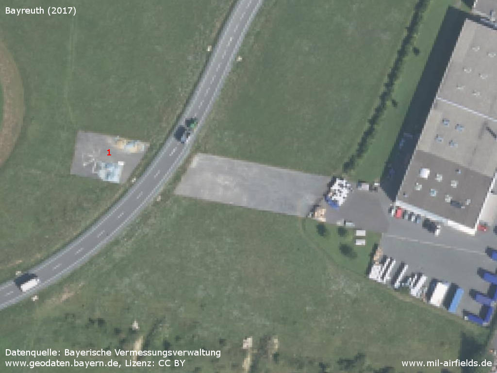 Runway Bayreuth Army Airfield, Germany