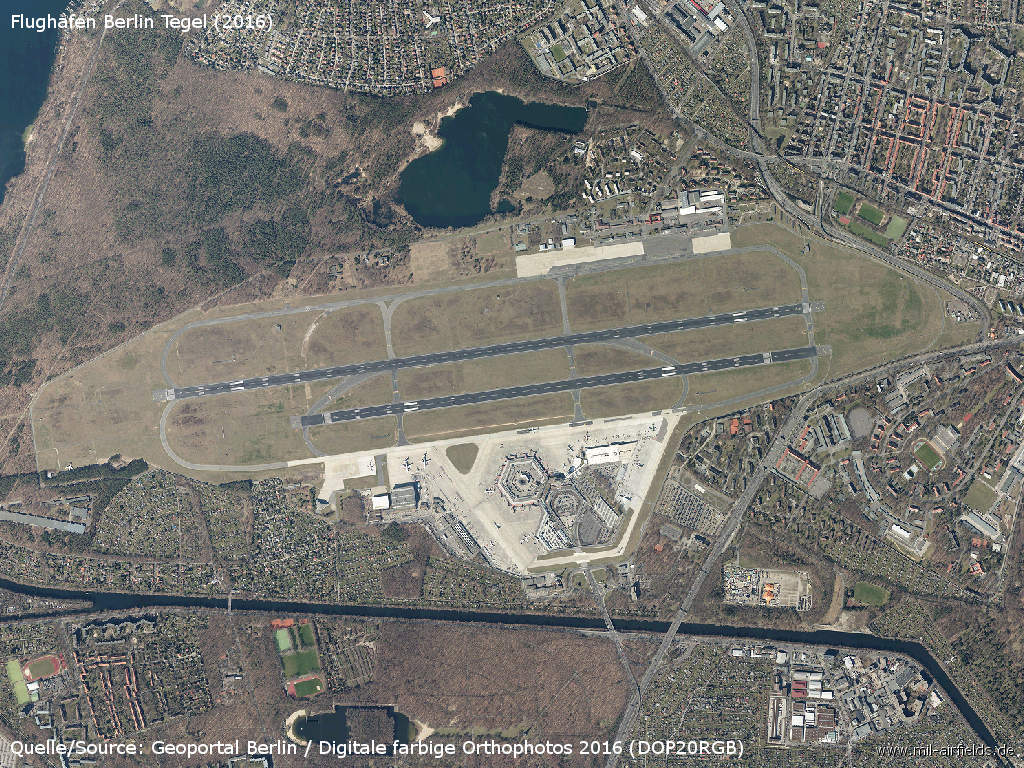 Berlin Tegel airport orthophoto 2016