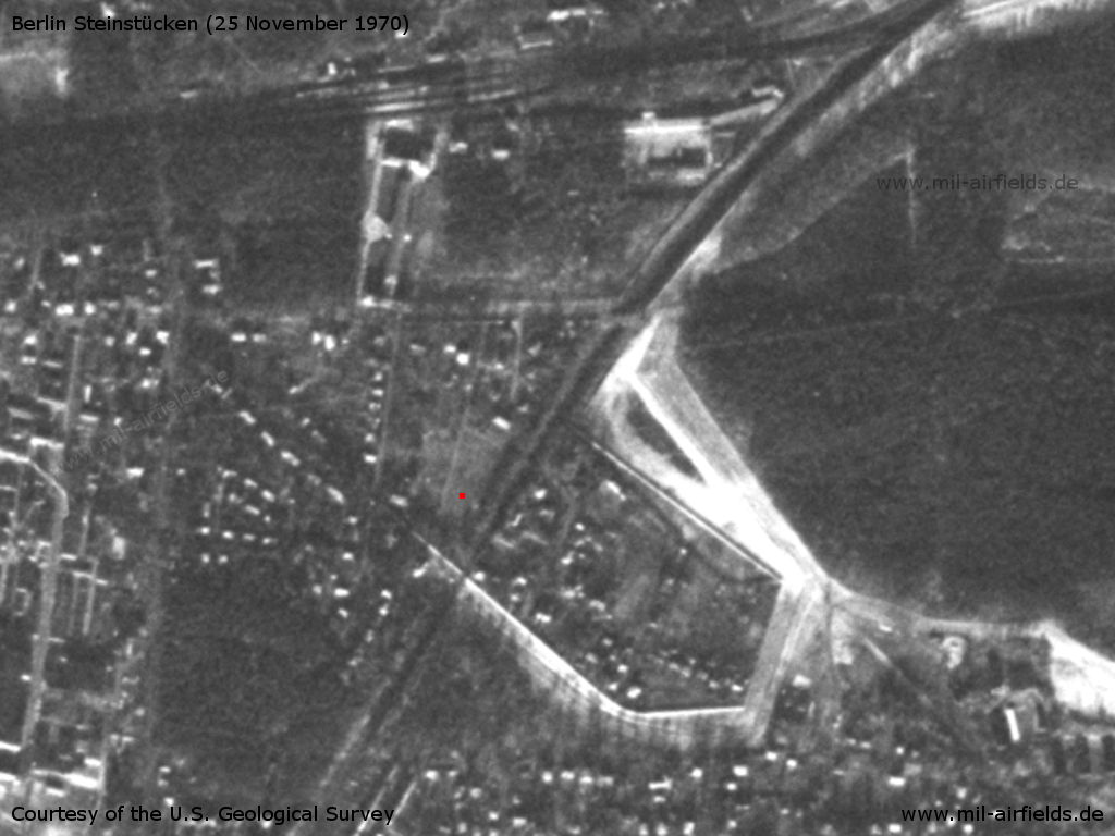 Berlin Helipad, Germany, on a US satellite image 1970