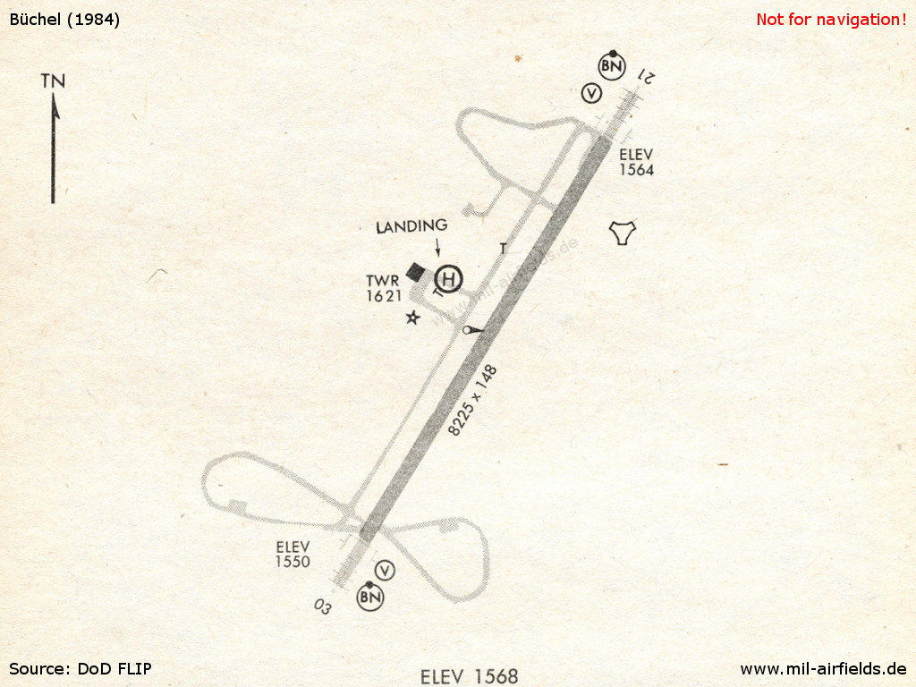 Büchel Air Base in 1984