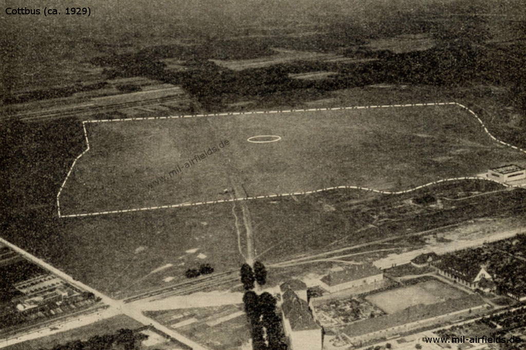 Luftbild Flugplatz Cottbus