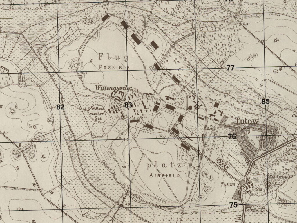 Tutow airfield and Wittenwerder