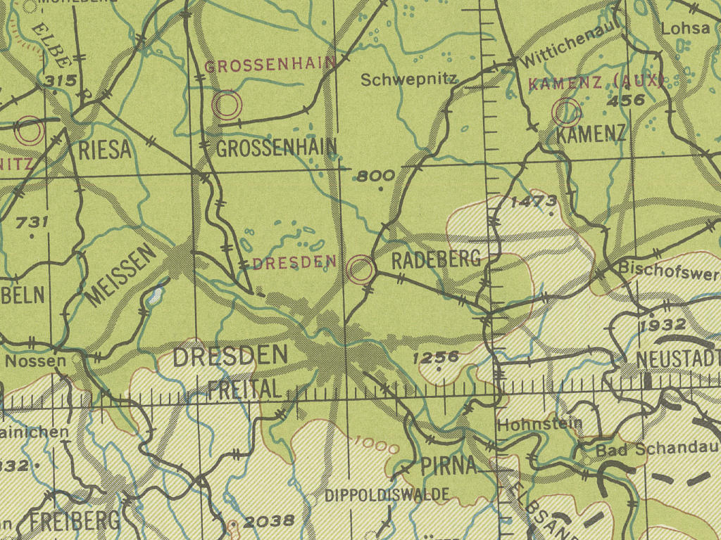 Dresden Klotzsche air base in World War II