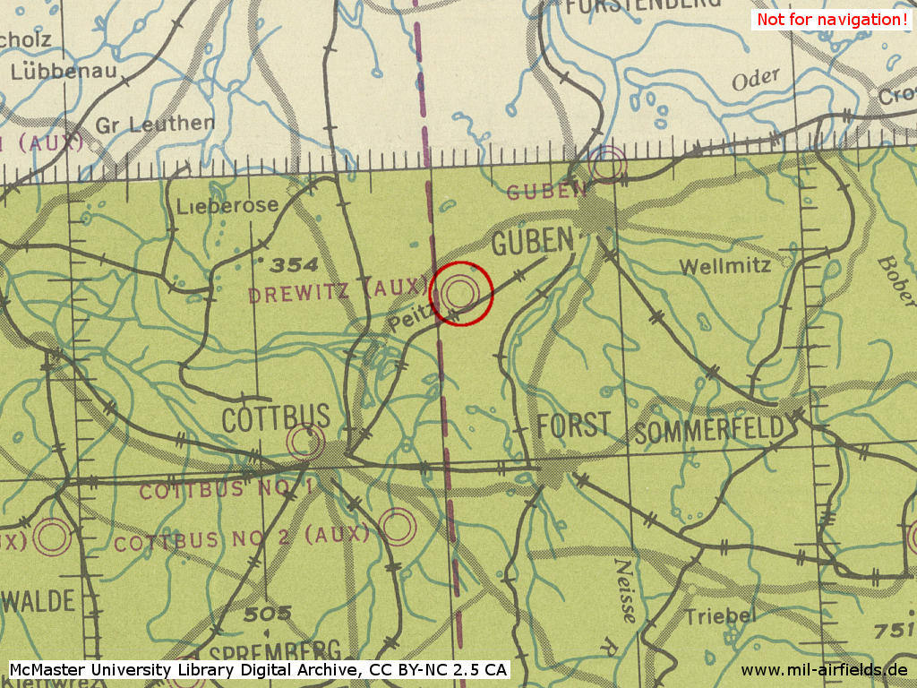 Drewitz airfield in World War II 1943