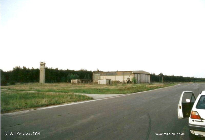 Guard tower and hangar