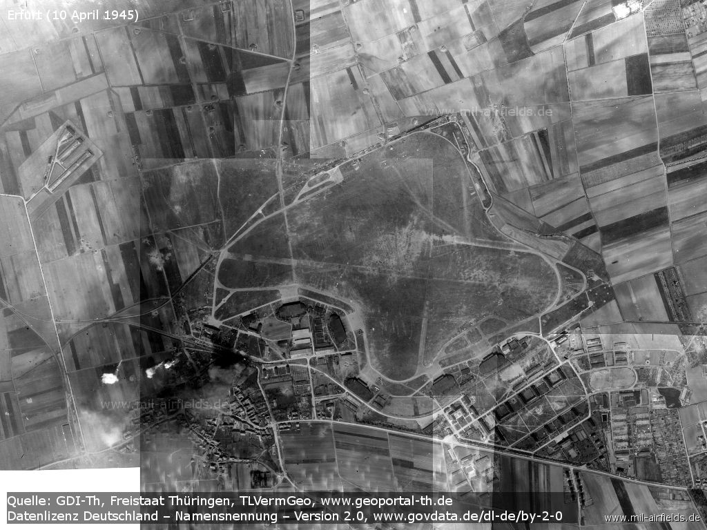 Erfurt Air Base, Germany, 1945