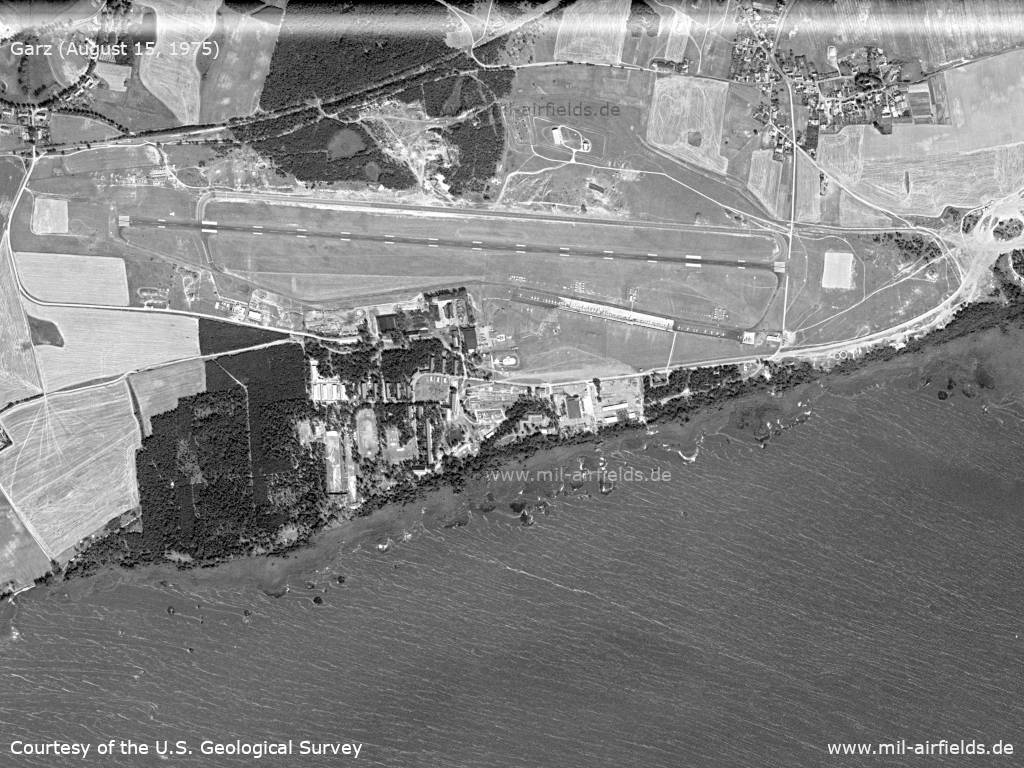 Luftbild/Satellitenbild Flugplatz Garz/Heringsdorf DDR 1975