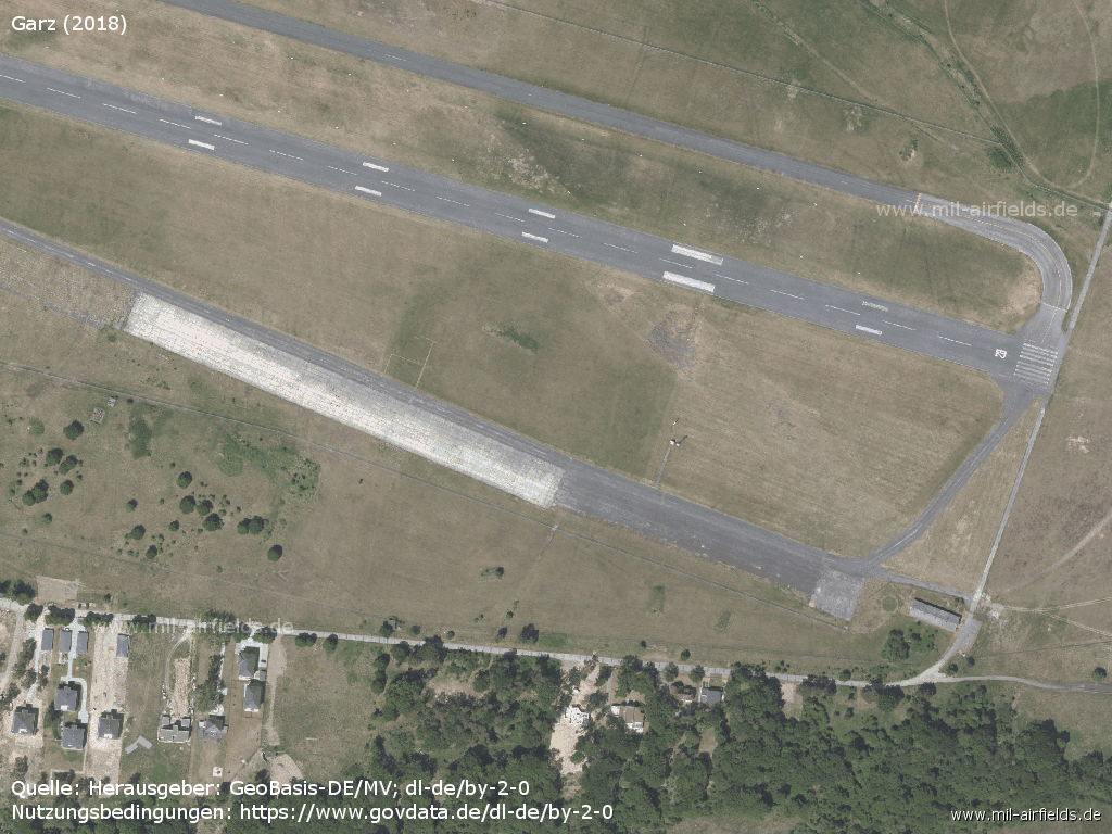 Runway 28 and flight line