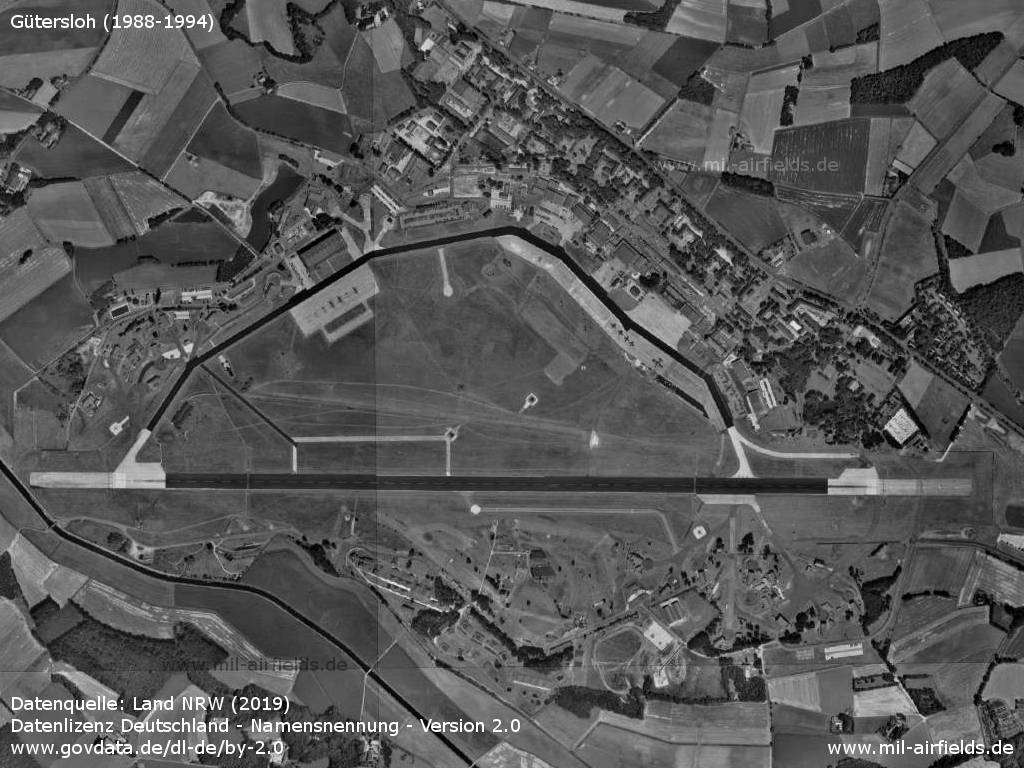 Aerial image Gutersloh aerodrome
