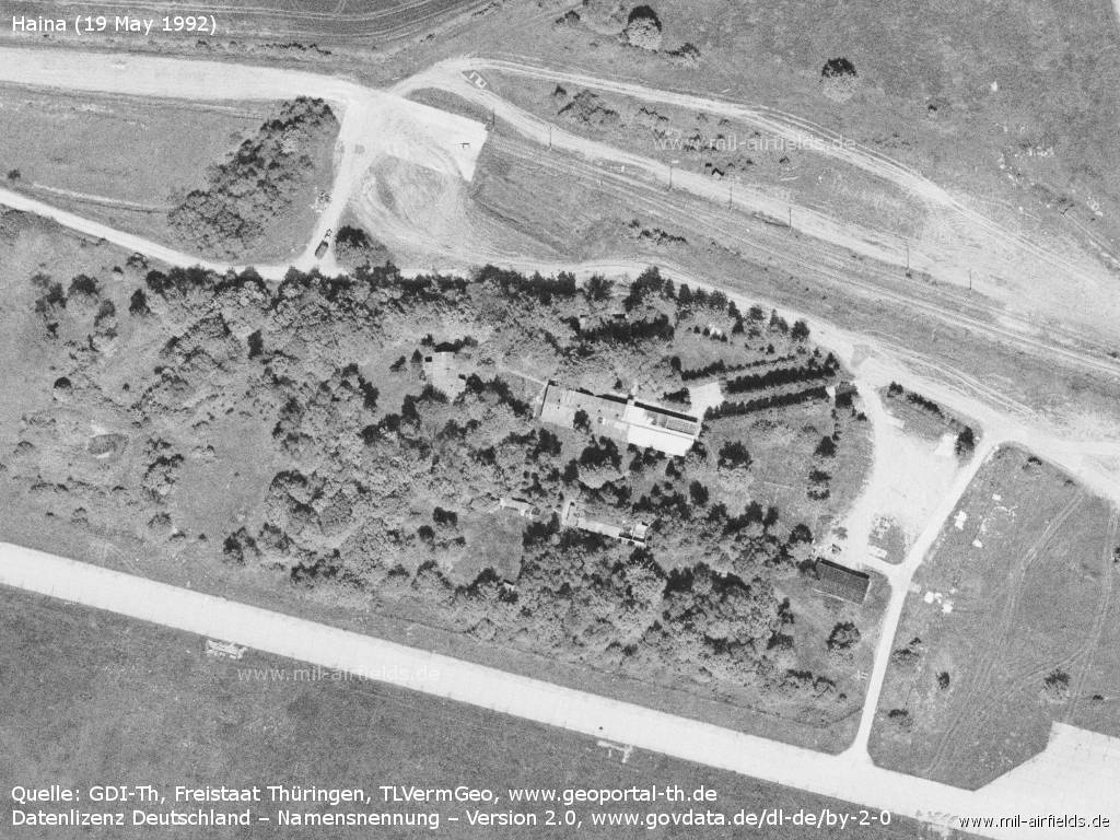 Buildings at Haina Airfield, Germany