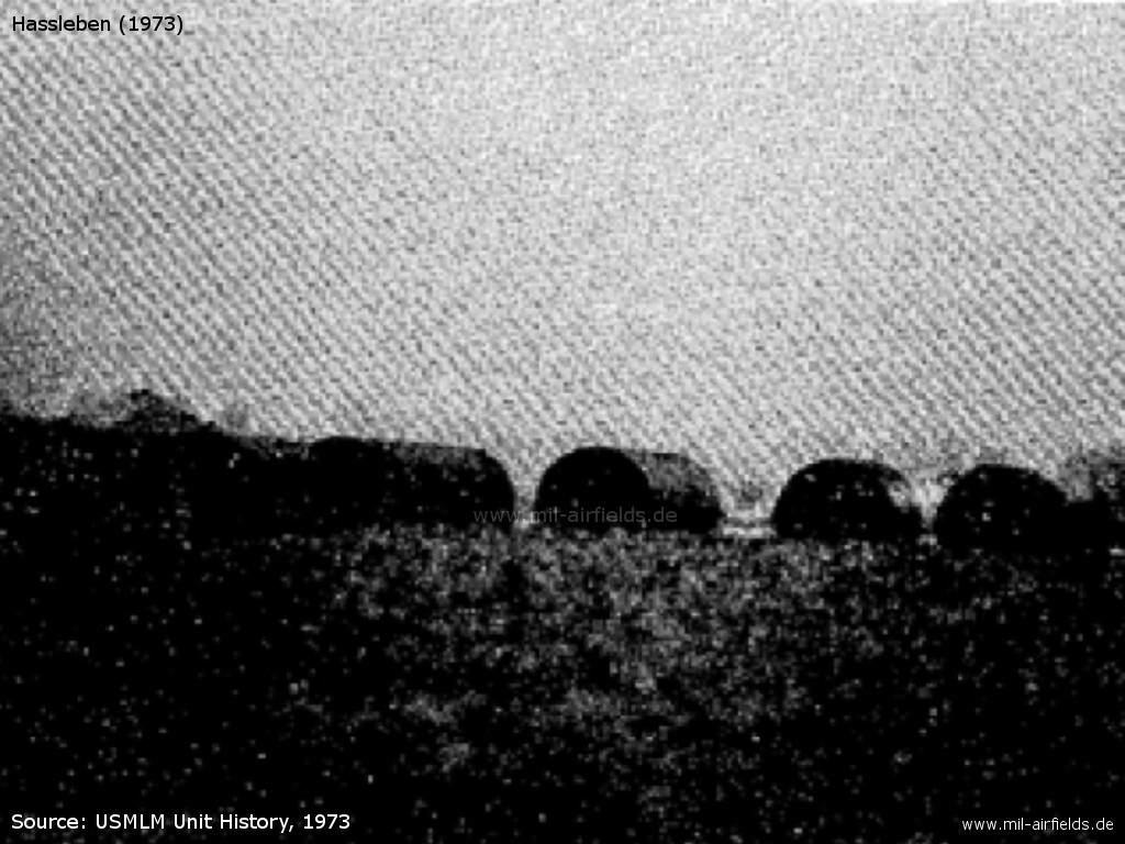 Underground tanks at Hassleben. Germany