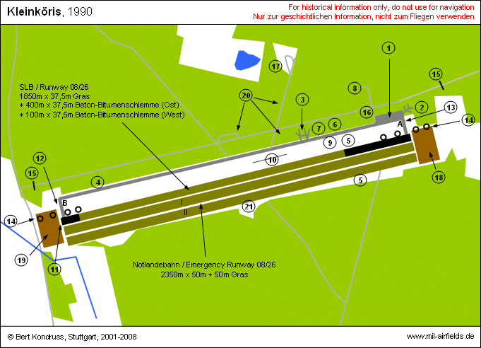 Karte Flugplatz Kleinköris
