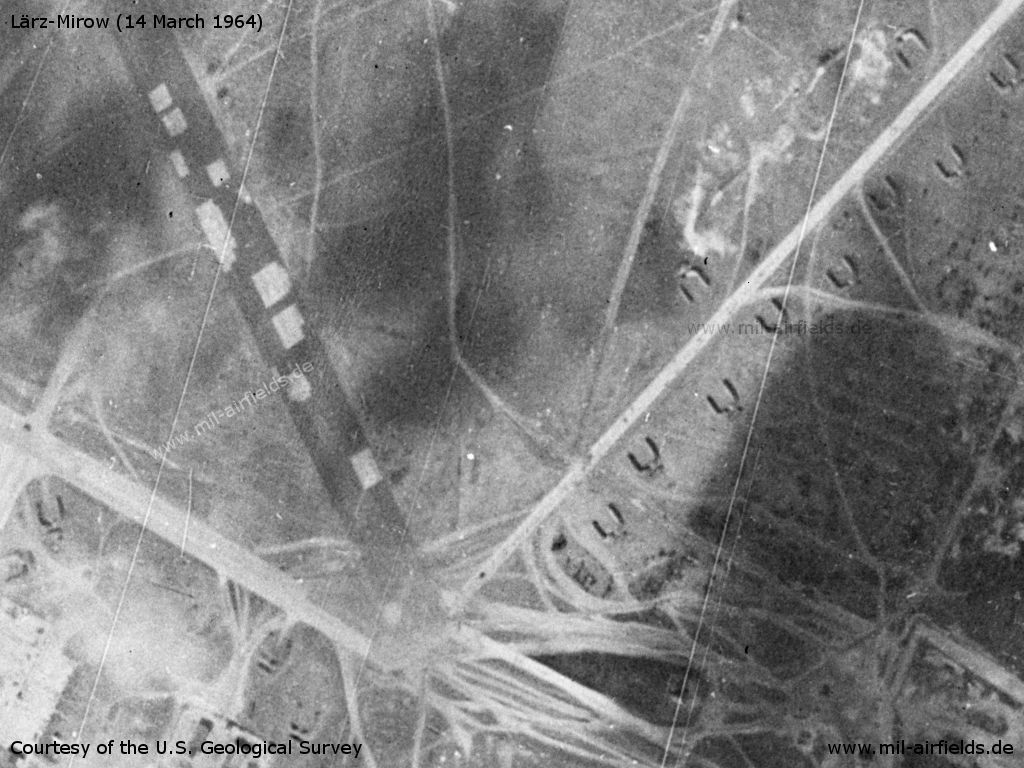 Aircraft revetments, Mirow airfield
