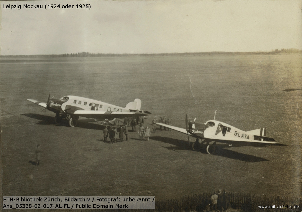 Flugzeug Junkers G 23 Leipzig Mockau