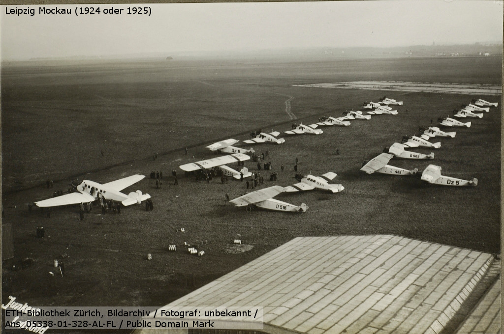 Junkers-Flugzeuge zur Leipziger Messe (1925)