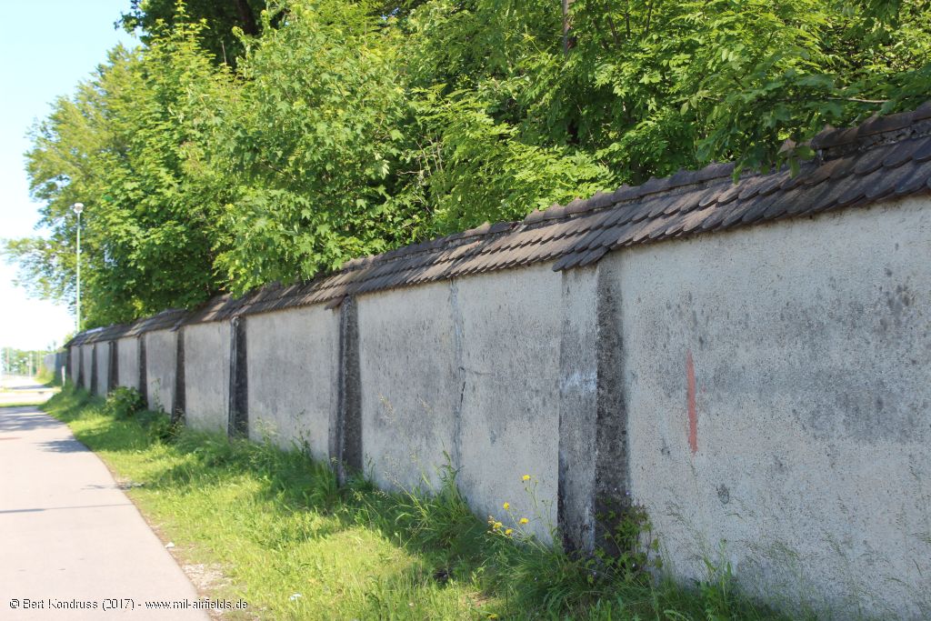 Barracks wall Memmingen, Germany