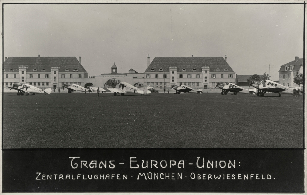 Image Munich Oberwiesenfeld airfield ca. 1930
