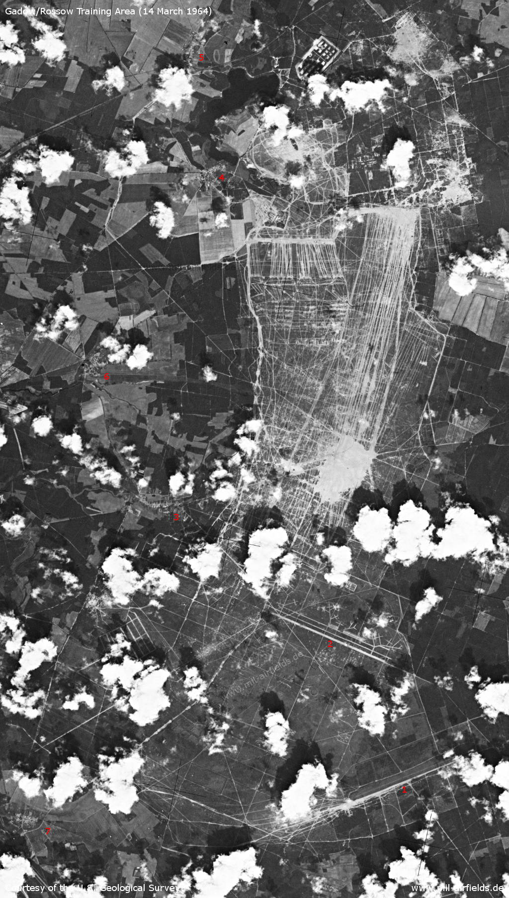 Wittstock Training Area / Gadow/Rossow Firing Range 1964